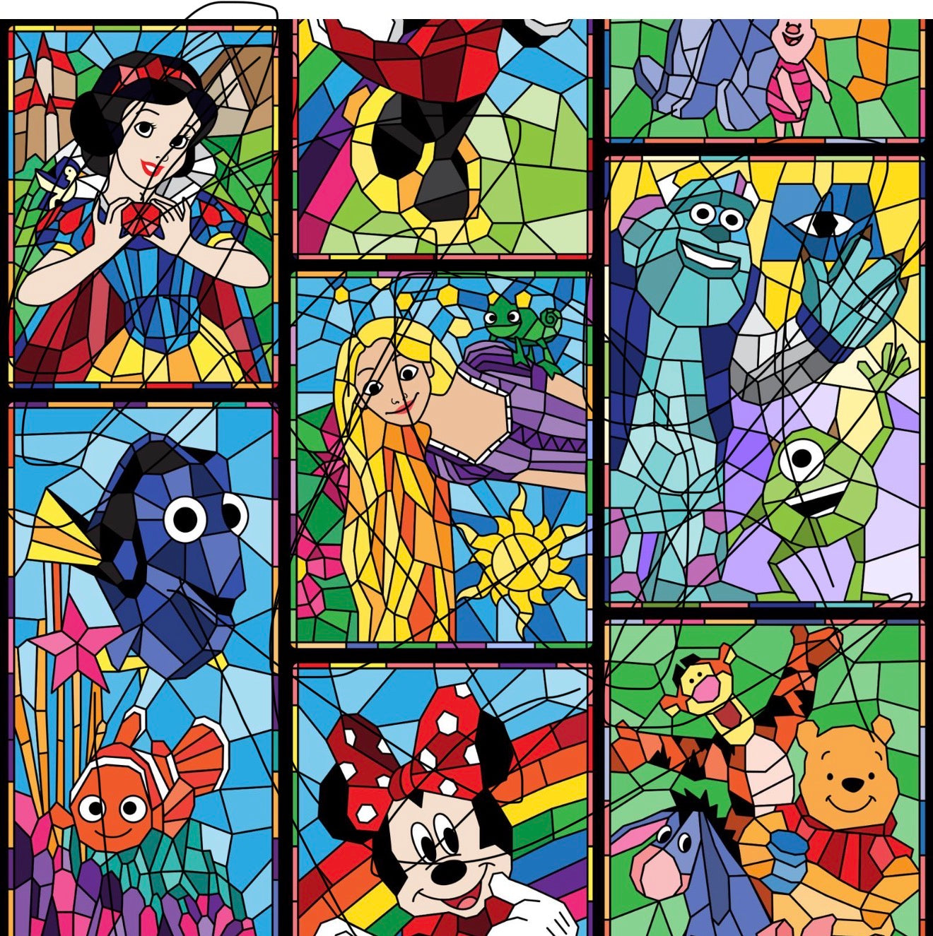 Mystery stained glass inspired – OhShana