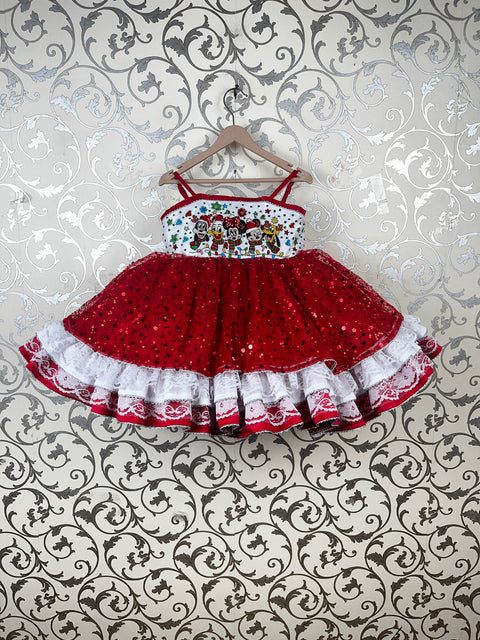 Red and sparkles
